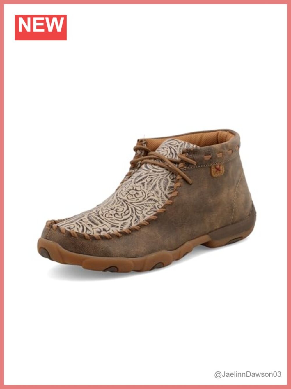 Women's Leather Chukka Driving Moc Boots - Lace Up, Cushioned, Eco-Friendly